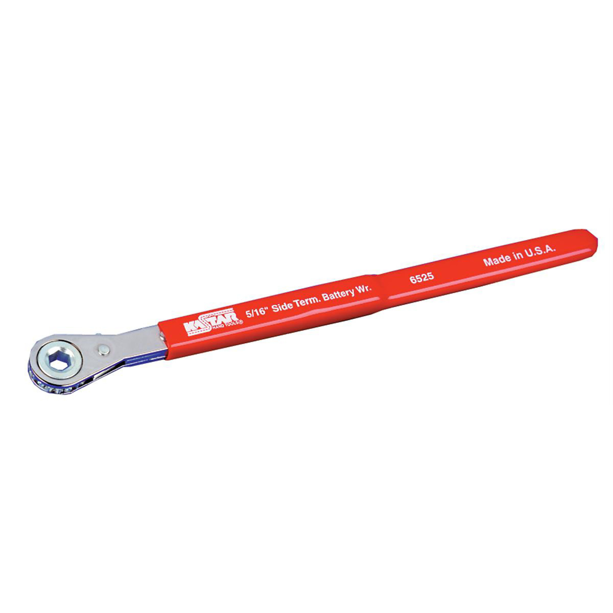 Lang Tools Extra Long Ratcheting Side Terminal Battery Wrench — 5/16in., Model# KAS6525